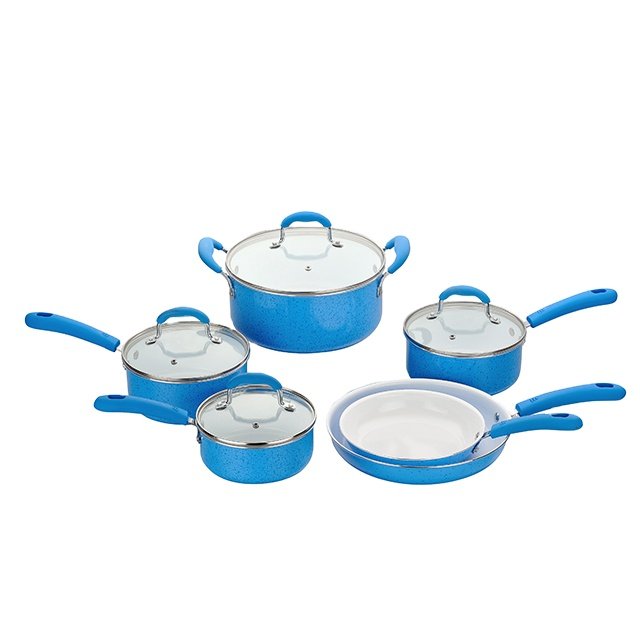 15pcs Aluminum Non-stick Cookware set