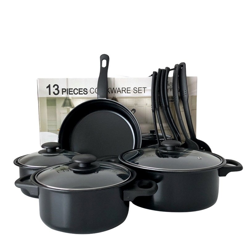 High Quality Stainless Steel Cookware Set Most Popular Sauce Metal Kitchen Accessories Home Use Food Induction garden pots