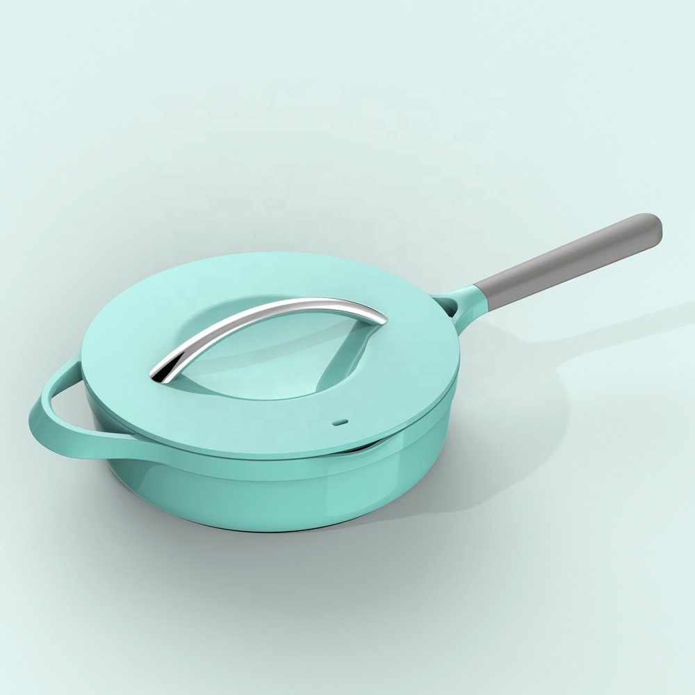 Cookshcon High Quality 4 Pieces Kitchen Cookware Die-Casting Aluminum Nonstick Cooking Pots and Pans Non Stick Cookware Set
