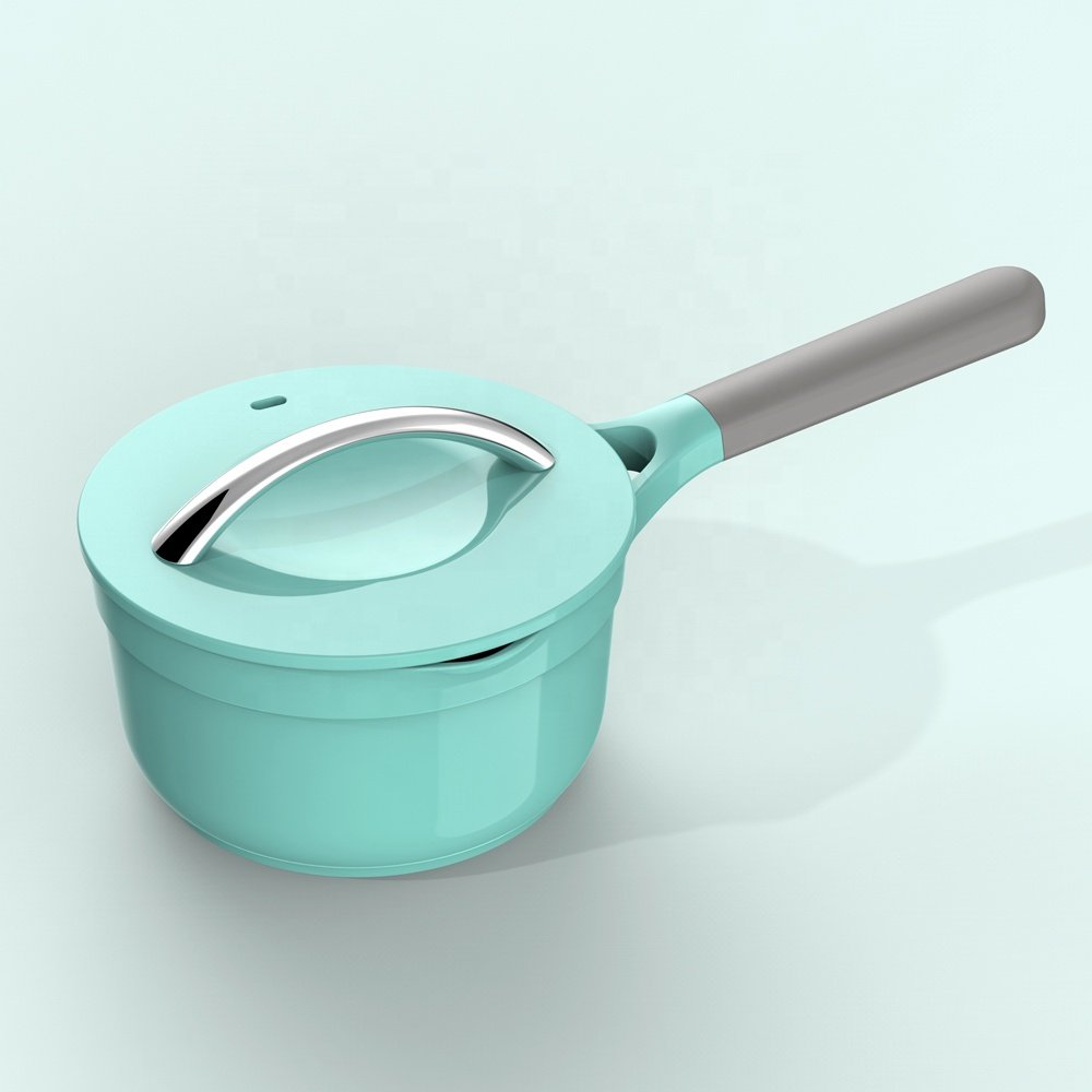 Cookshcon High Quality 4 Pieces Kitchen Cookware Die-Casting Aluminum Nonstick Cooking Pots and Pans Non Stick Cookware Set