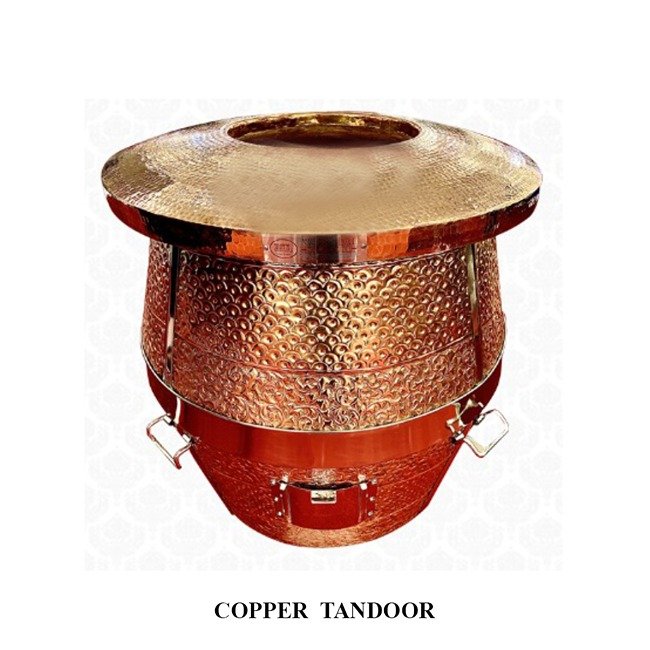 High Quality Copper Drum Tandoor Cooking Luxury Indian Portable Clay Tandoor Kitchen Tool Metal Cookware Set Induction