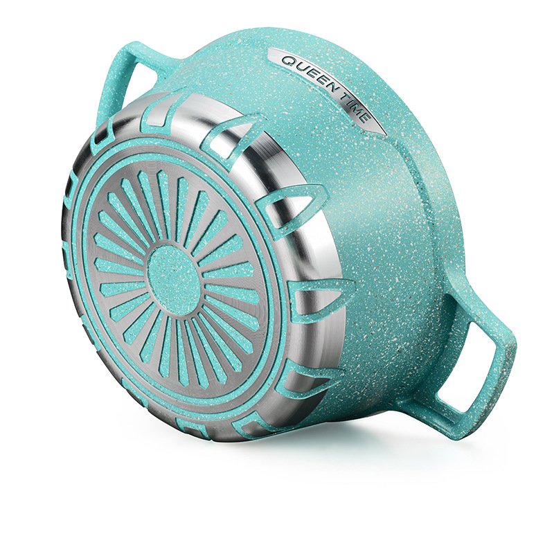 Wholesale High Quality 10pieces 20/24/28/32/28cm Die Cast Pot Set Cookware Set Cooking Asian Zen Cooking Pot Deep Fry Pan