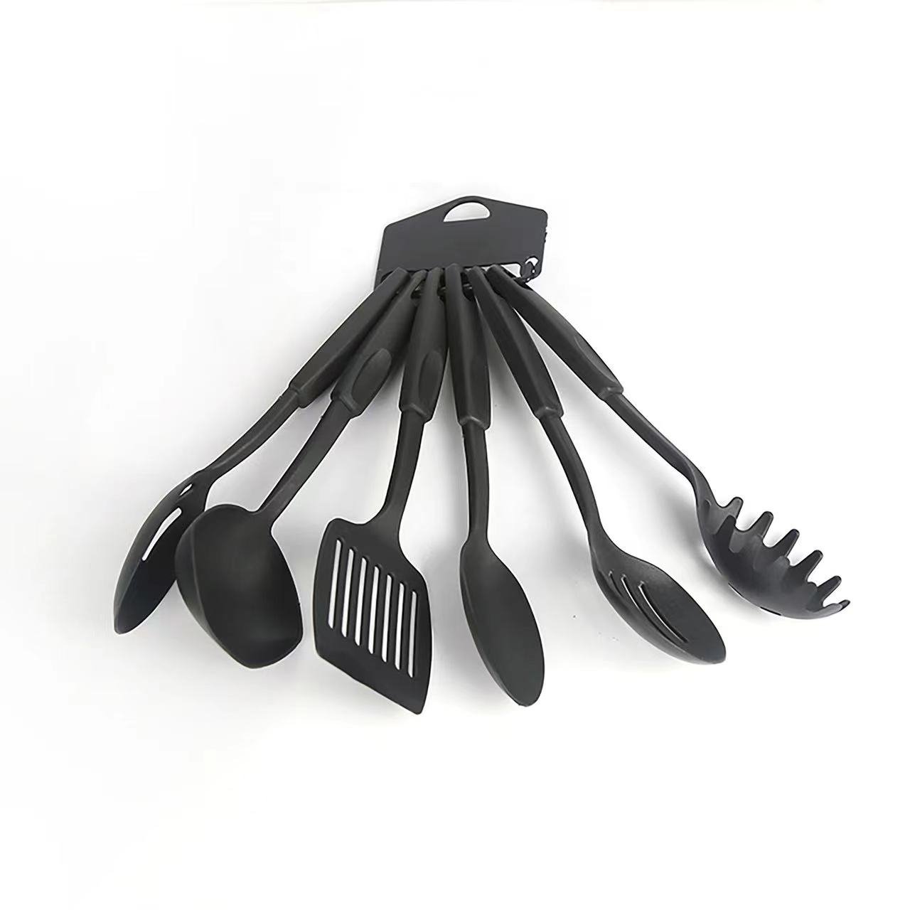 Non stick 7pcs cast iron enamel cooking pot cookware set of cooking pots