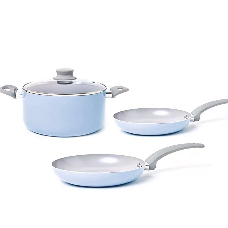 Prestige Induction Base Non-Stick Ceramic Set Of Pots Cooking Tools Granite Saucepan Cookware Set