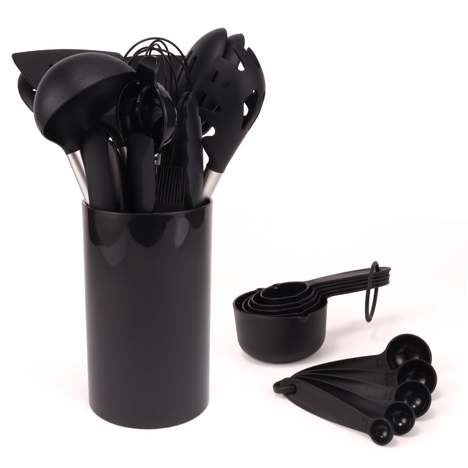 High Quality Silicone+Ss Cookware Spatula Kitchen Tools Set Nonstick Kitchenware 12 Piece Set
