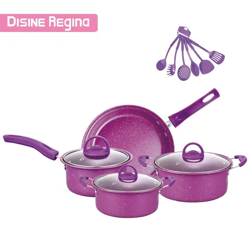 Factory Direct 13pieces Detachable Handle Cookware Set American Style Soup Pot Cookware Sets