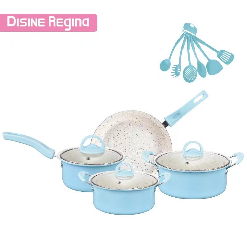 Factory Direct 13pieces Detachable Handle Cookware Set American Style Soup Pot Cookware Sets