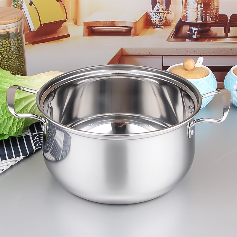 10PCS Stainless Steel Cookware Sets High Quality Kitchen Cookware Sets Stainless Steel Soup Pot Stock Pot Sets With Glass Lid