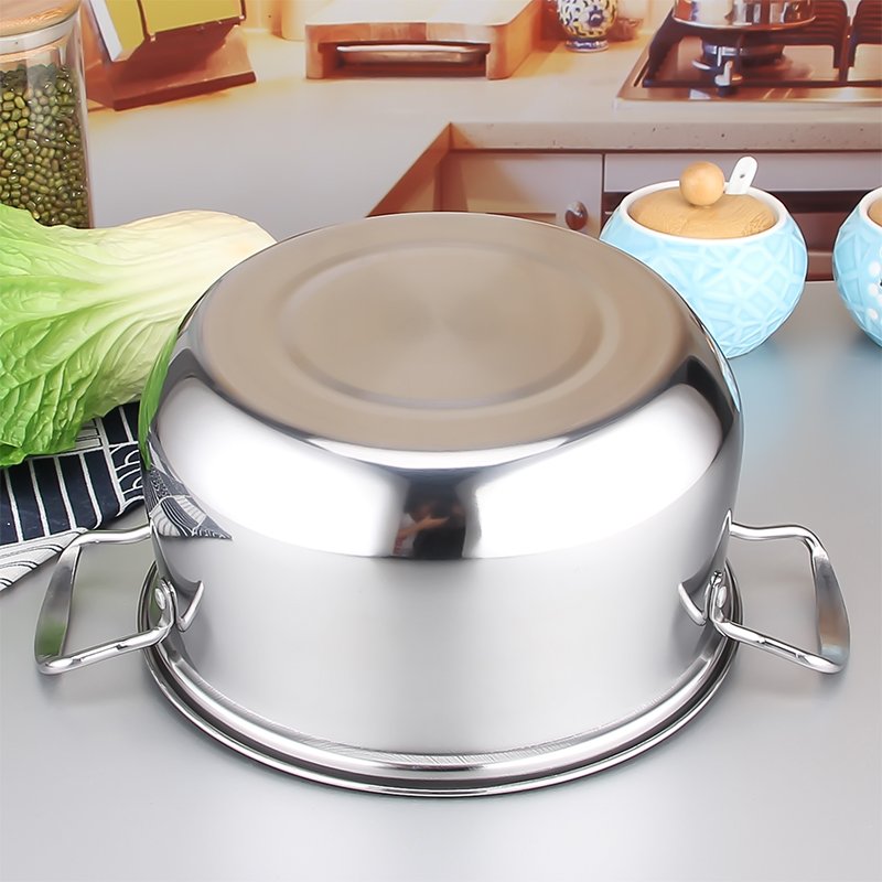 10PCS Stainless Steel Cookware Sets High Quality Kitchen Cookware Sets Stainless Steel Soup Pot Stock Pot Sets With Glass Lid