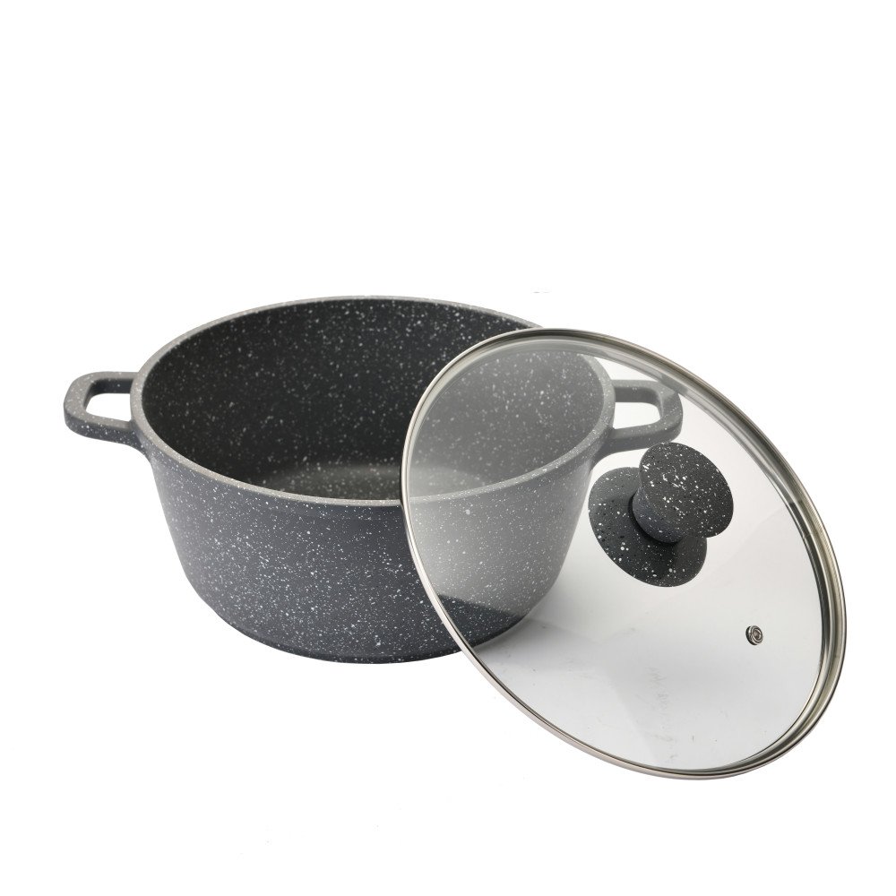 Wholesale 6pcs Cooking Pots Non Stick Ceramic Cookware Sets Marmites with Lid