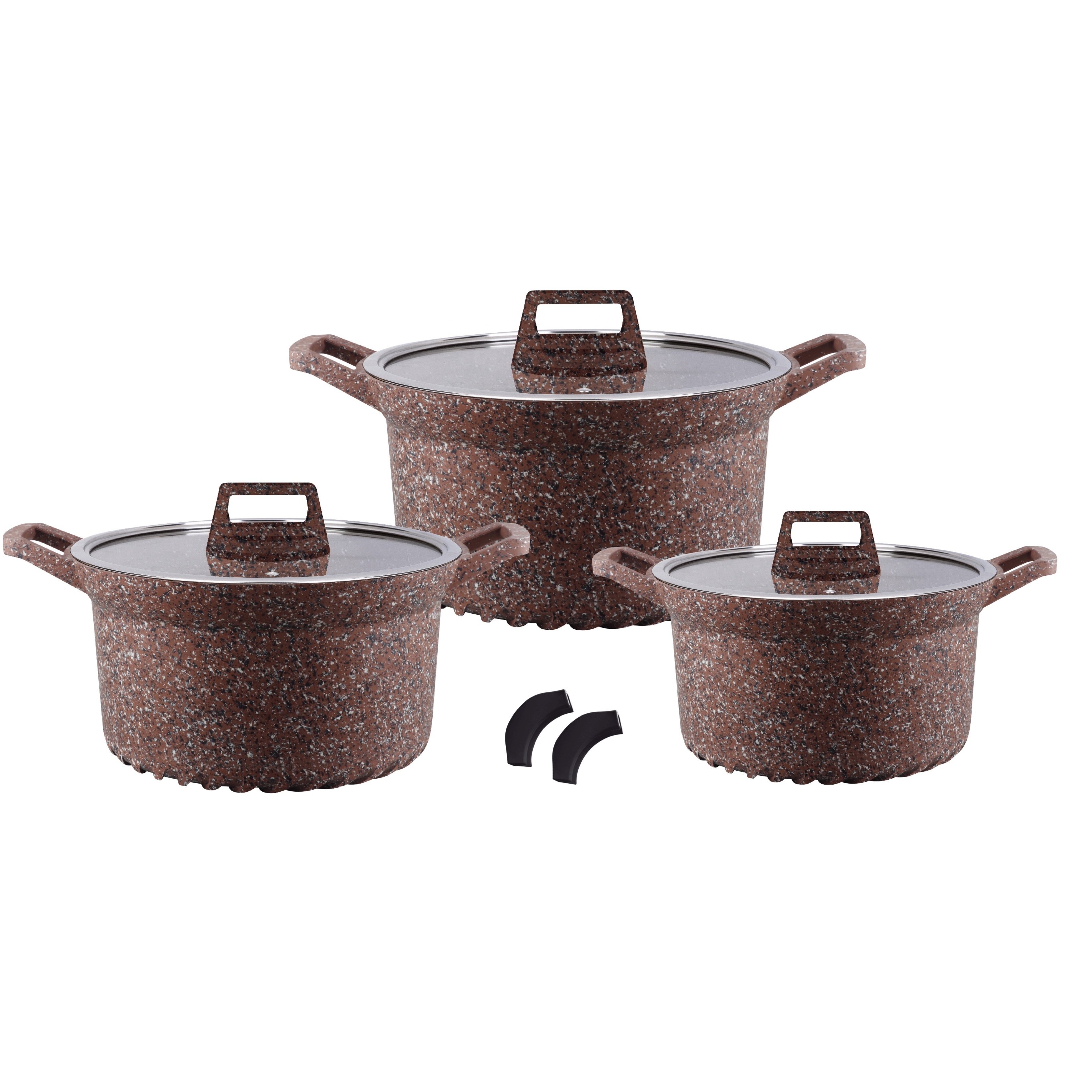 High Quality Casserole Soup Pot Cooking Pot Aluminium Cookware Set Die Cast Aluminium Saucepot