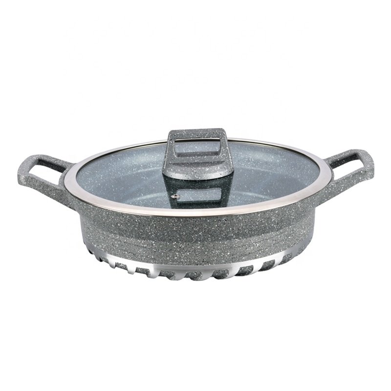 High Quality Casserole Soup Pot Cooking Pot Aluminium Cookware Set Die Cast Aluminium Saucepot