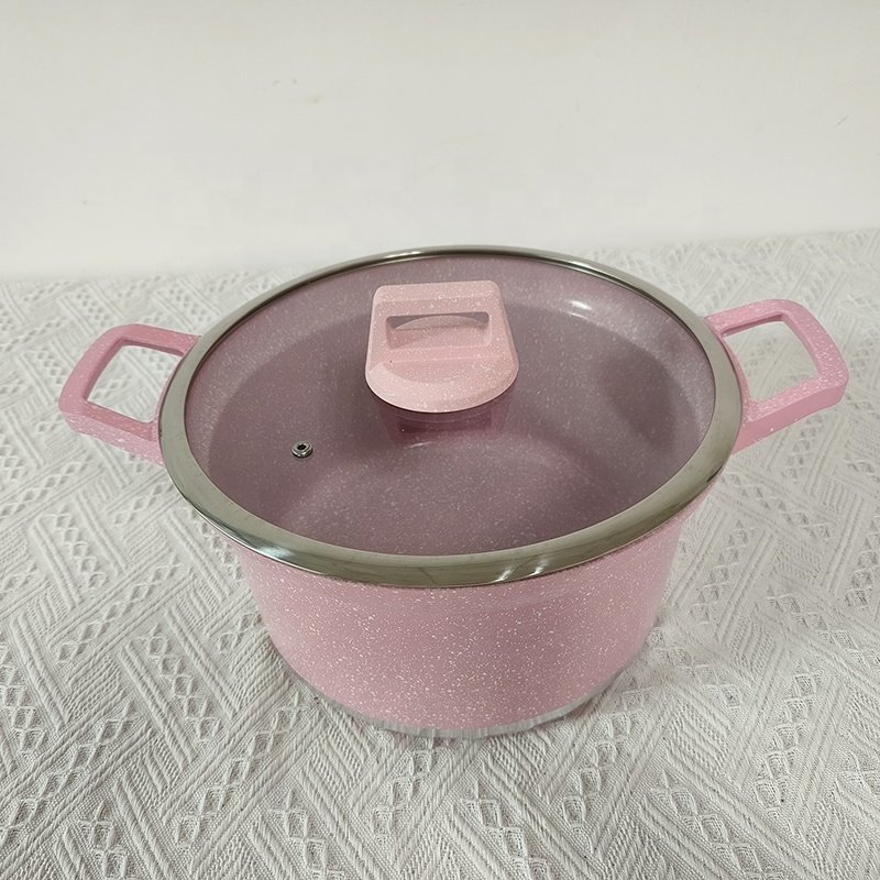 High Quality Casserole Soup Pot Cooking Pot Aluminium Cookware Set Die Cast Aluminium Saucepot