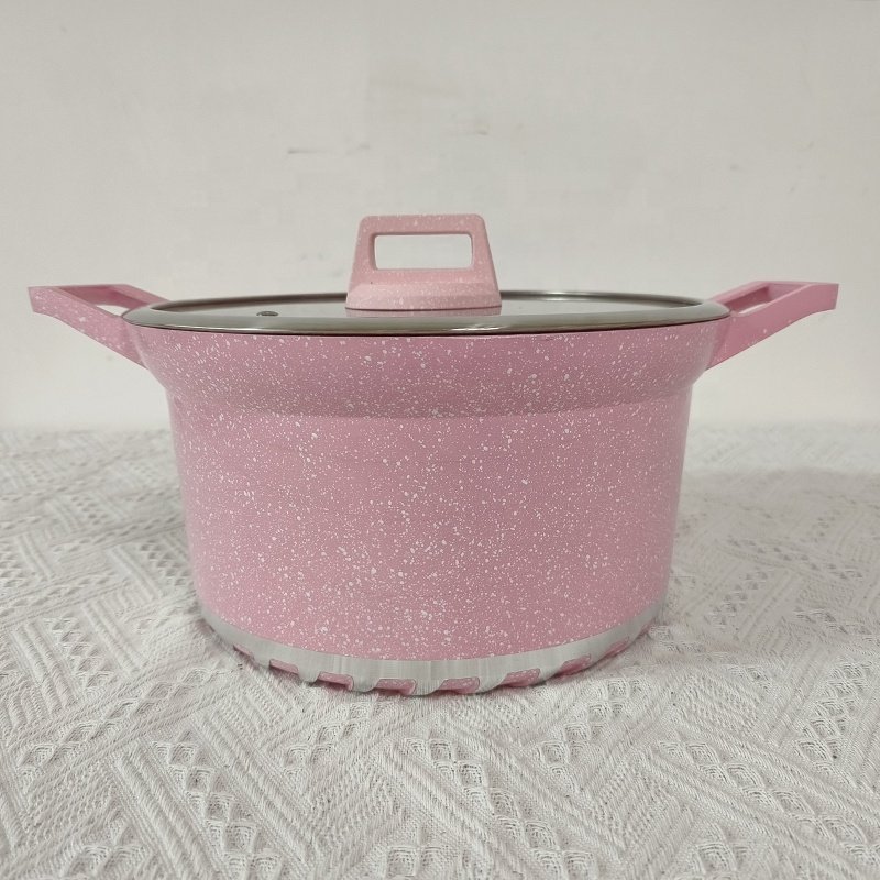 High Quality Casserole Soup Pot Cooking Pot Aluminium Cookware Set Die Cast Aluminium Saucepot