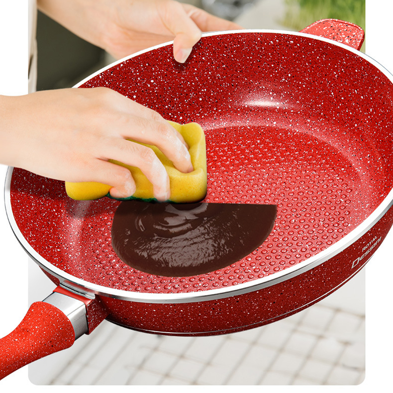 12PCS Non-Stick Cookware Sets Home Kitchen Granite Cooking Pot set