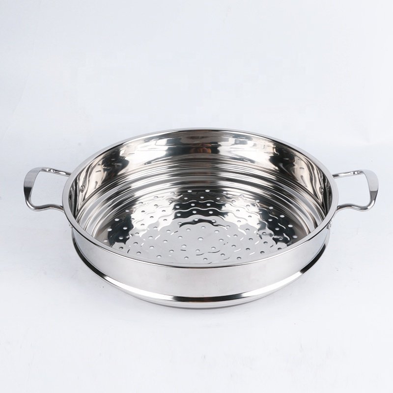 Hot Products Trending 14PCS Stainless Steel Cookware set With Blue Lid Cooking Pot