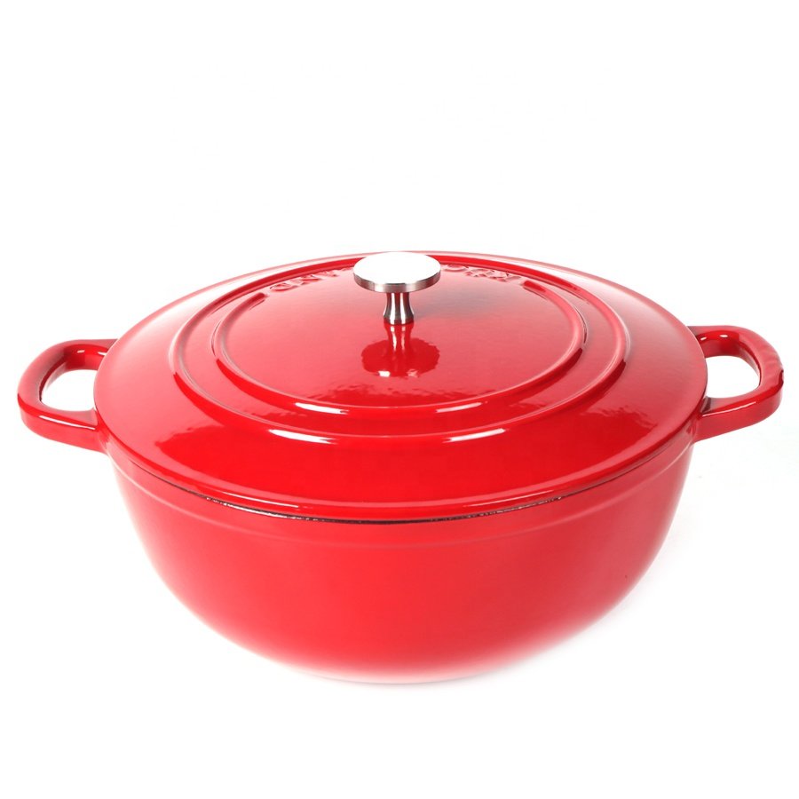 Factory Hot Sale Low Price Cast Iron Non Stick Pots Cookware Set Cooking Wok Kitchenware