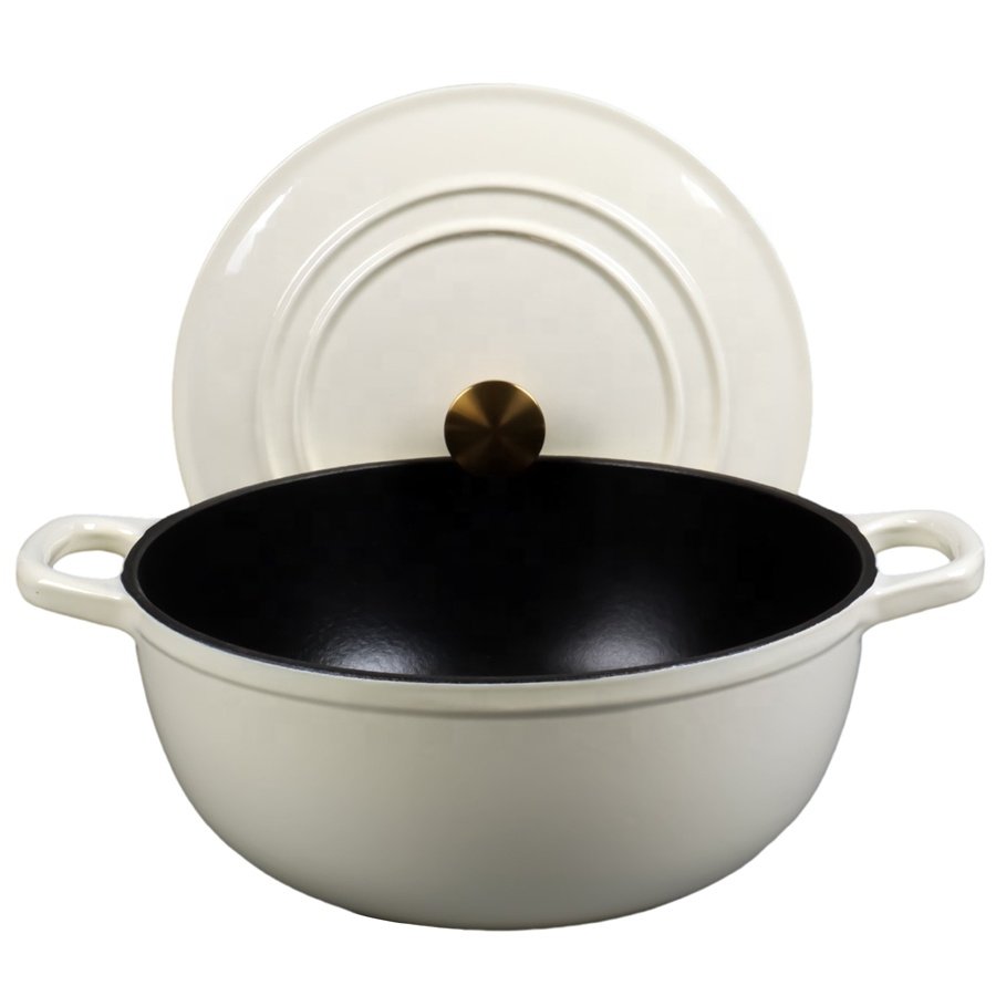 Factory Hot Sale Low Price Cast Iron Non Stick Pots Cookware Set Cooking Wok Kitchenware