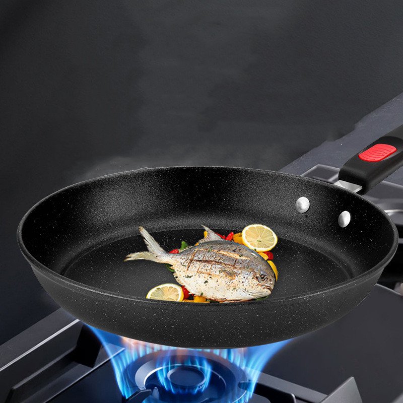 Gift Box Pot Set Maifan Stone 3 Pcs Sets Combination Activity Gift Pot Flat Bottom Non-Stick Pot Big Spoon Manufacturer