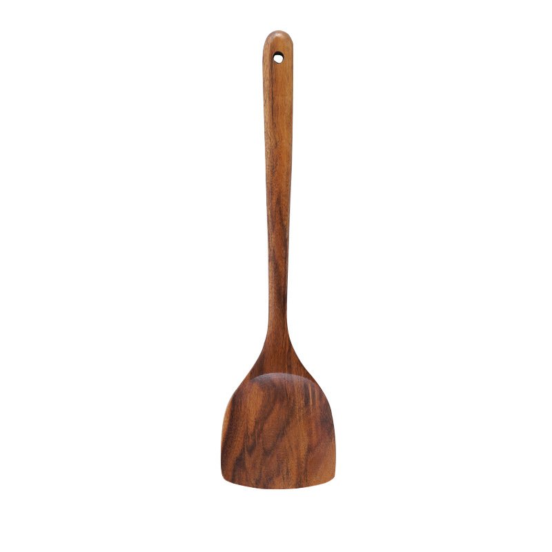 Wooden Spoons For Cooking Nonstick Kitchen Utensil Set Natural Acacia Teak Cooking Tools Custom Wood Utensils Kitchen & Tabletop