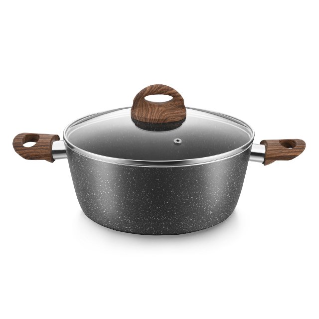 8pcs Factory price provide OEM&ODM german popular aluminum nonstick prestige cookware set