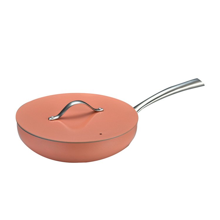 Feature Eco-Friendly aluminum non stick ceramic coating cookware set cooking pot frying pan saucepan with aluminum lid