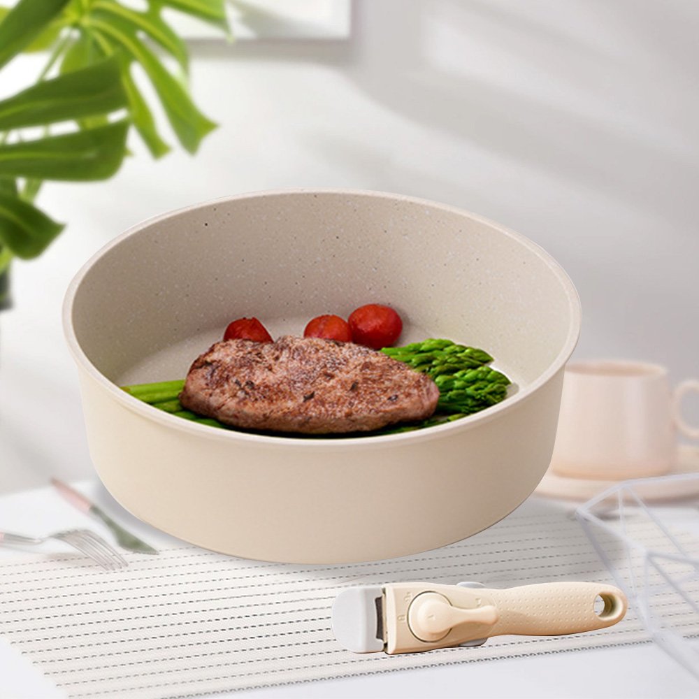 High-Value Enamel 3pcs Cookware Set Cooking Pot Set 9 PCS Cookware Sets Non Stick Induction Cooker Gas Stove Universal