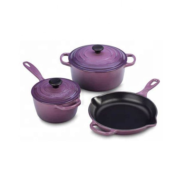 Manufacturers Wholesale Kitchen Cast Iron Pots And Pans Non Stick Camping Induction Cookware Sets