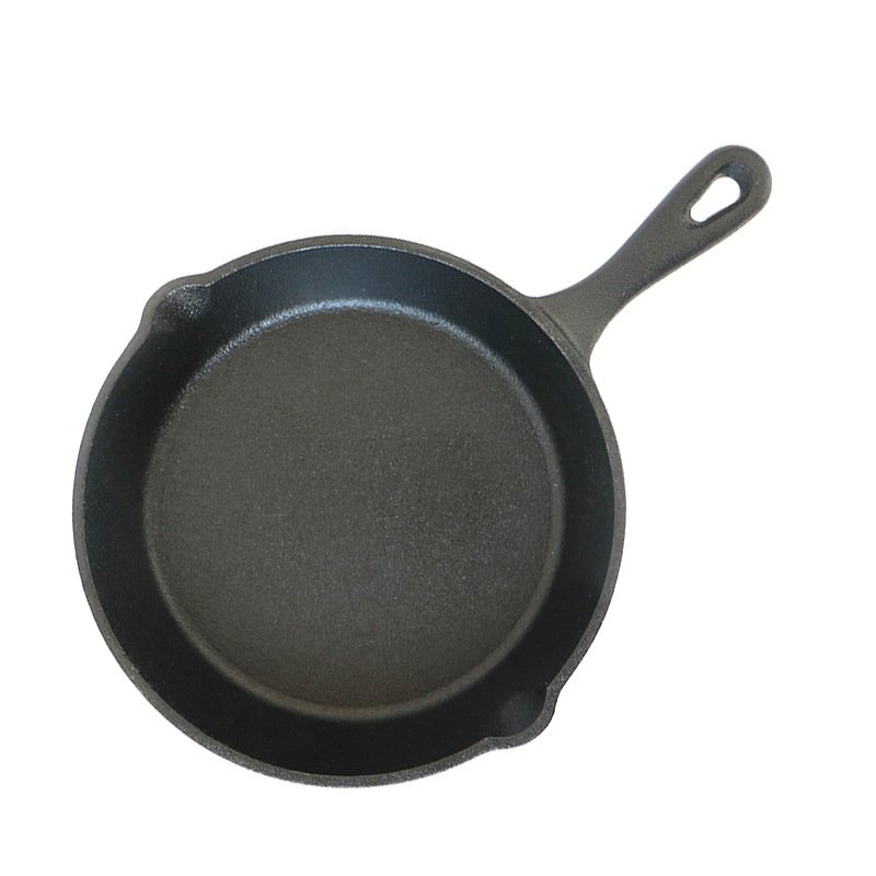 SJP092 Custom Kichen tools 3pcs Lodge Skillet long handle Frying Cast Iron Fry Pan nonstick cooking cookware sets