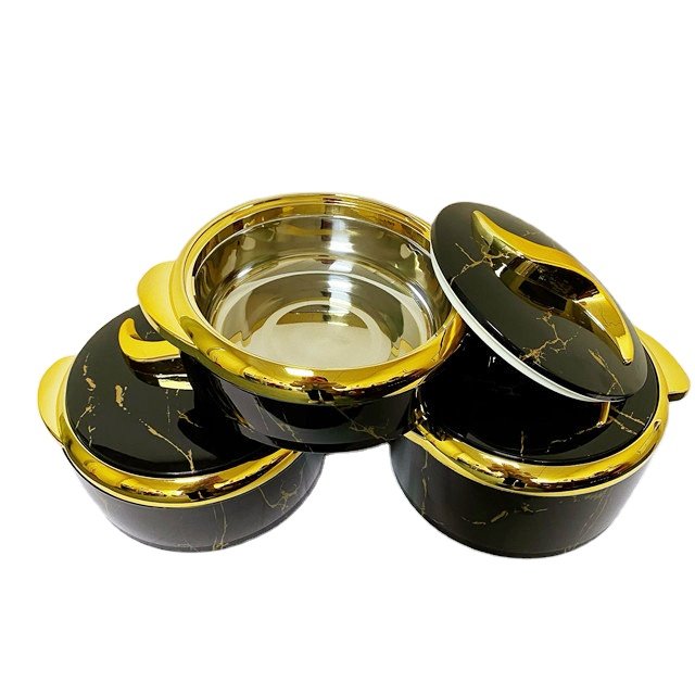 African Household Hot Pot Insulated Casserole Set Buffet Food Warmer Display Set Large Food Storage Container