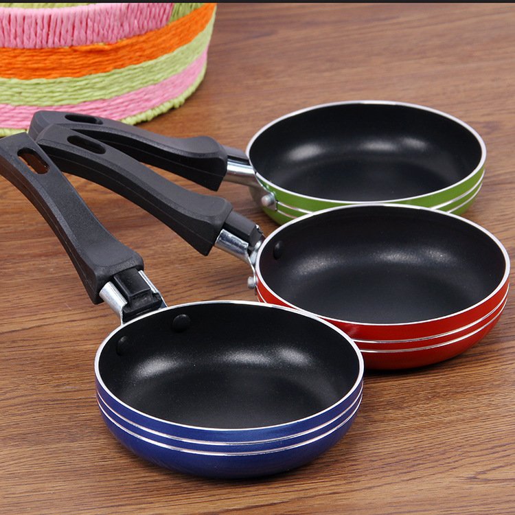 High Quality Italy Stainless Steel Non Stick Fry Pan Induction Frying Pan 12cm frying pan Cookware Saucepan Stainless Steel