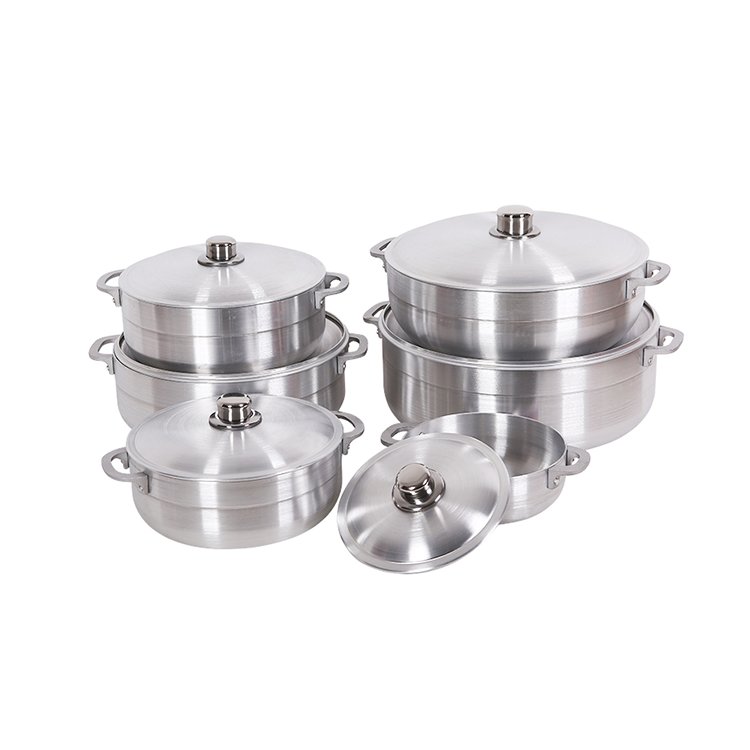 Hot sale Aluminum Cookware Set Cooking Pot Set Aluminum Polished Pot
