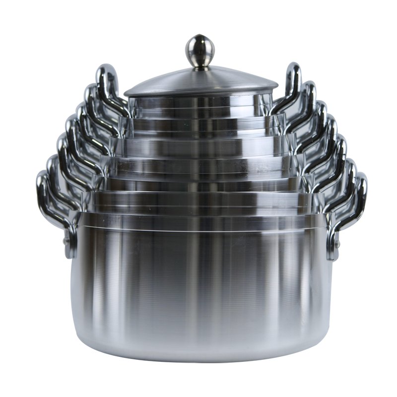 New Style Non Stick 7pcs Aluminum Cookware Set Cook Pot Casserole Fry Pan Kitchen Cooking Set