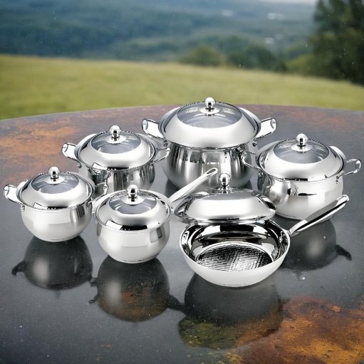cast iron cookware set enamel factory wholesale glass pots for cooking set cookware cooking glass pot
