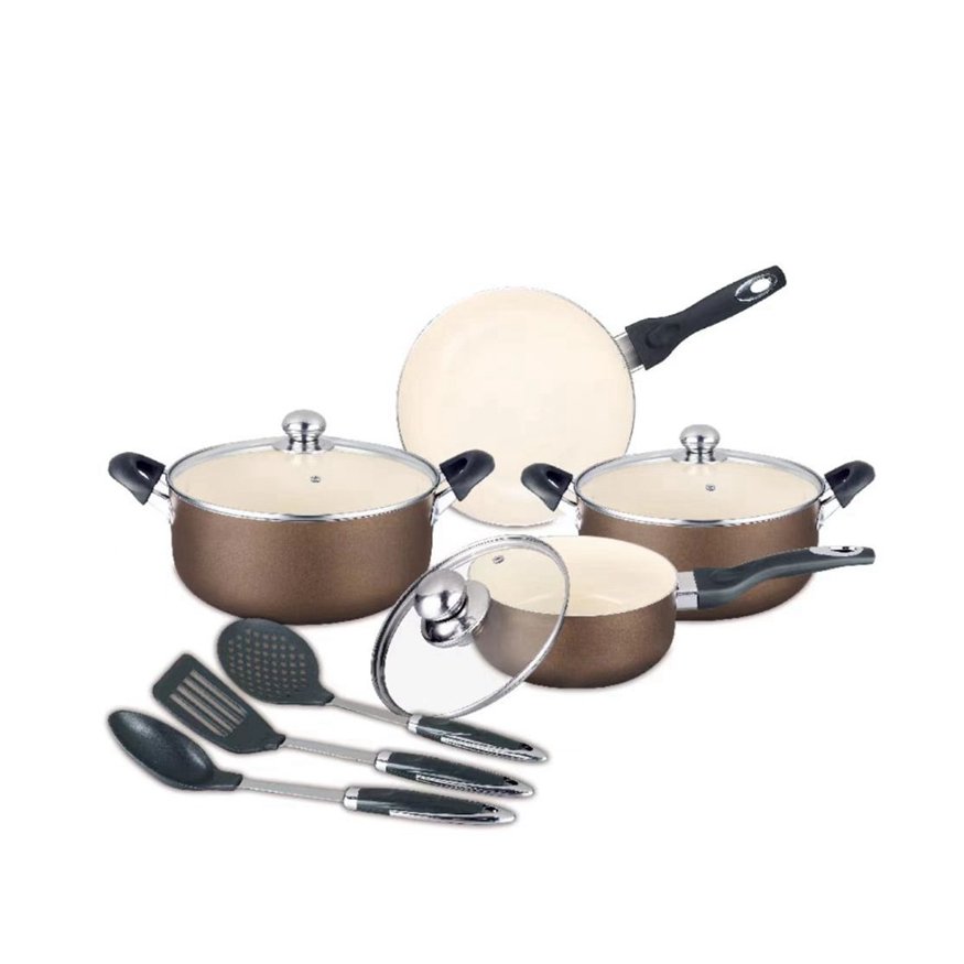 Durable Hot selling High Quality nonstick kitchen pans and pots set kitchen pots and pans sets
