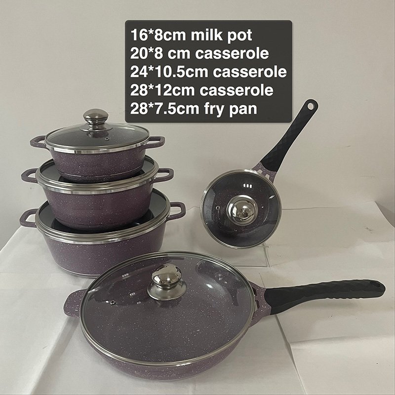 Kitchen Cookware Set Non-stick Cookware Sets Die Cast Aluminum Non Stick Cooking Pots