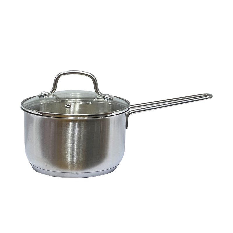 Kitchen cookware cooking pots and pans stainless steel sauce pan casserole set with hollow handle