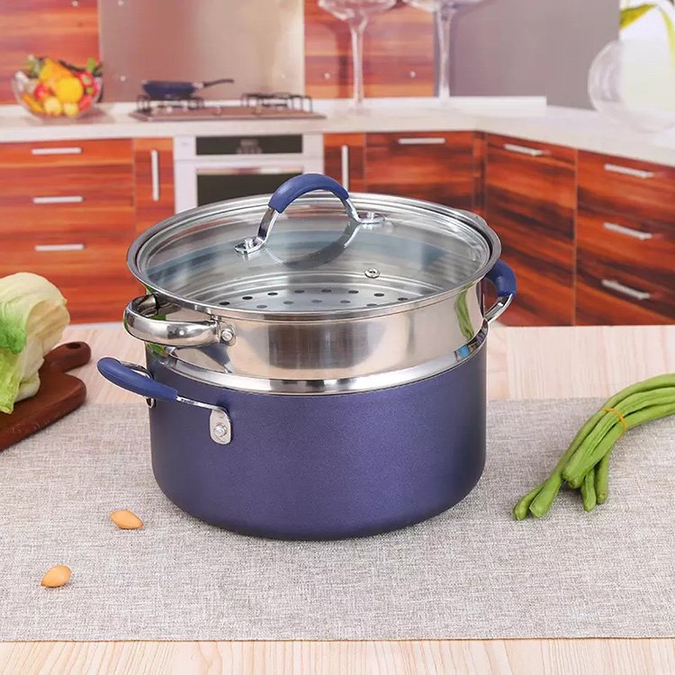 2022 Nonstick Cookware 20 Piece Set utensilios de cocina Aluminum Stock Pots And Pans Sets For Kitchen