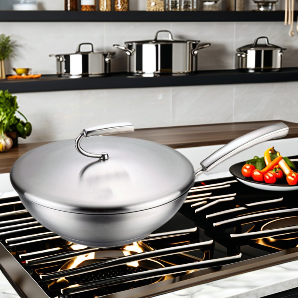 Sustainable Cookware Set Non-Sticky Induction Stainless Steel Central Europe Type Kitchen Food Use Metal Glass Ceramic