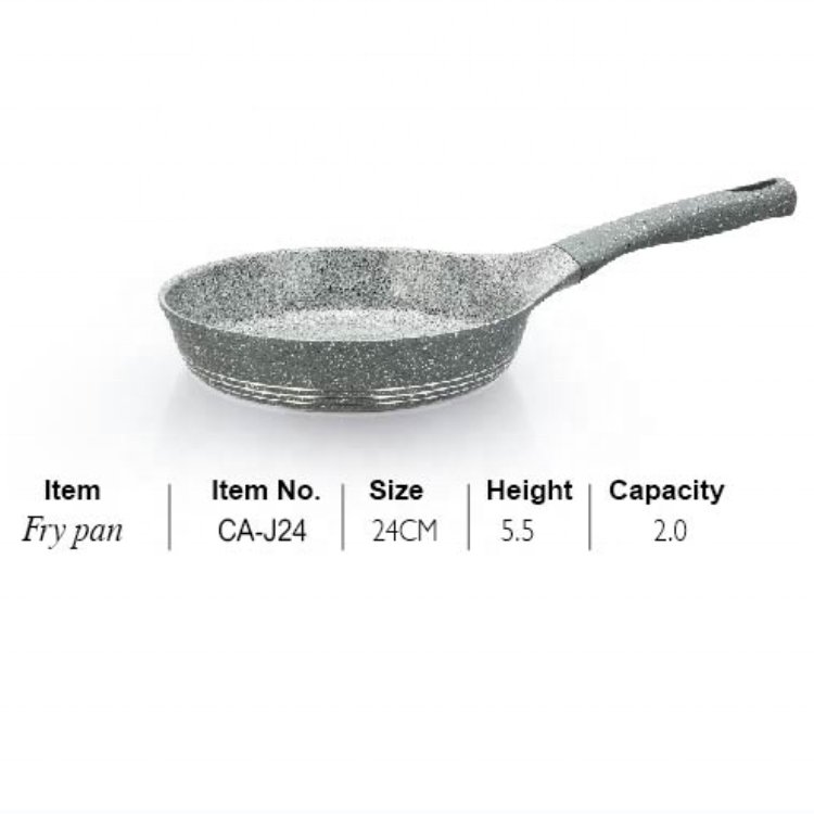 Phisma Top Selling 22PCS Die-cast Aluminum Cookware Sets With Grainte Coating Induction Cooking Pots