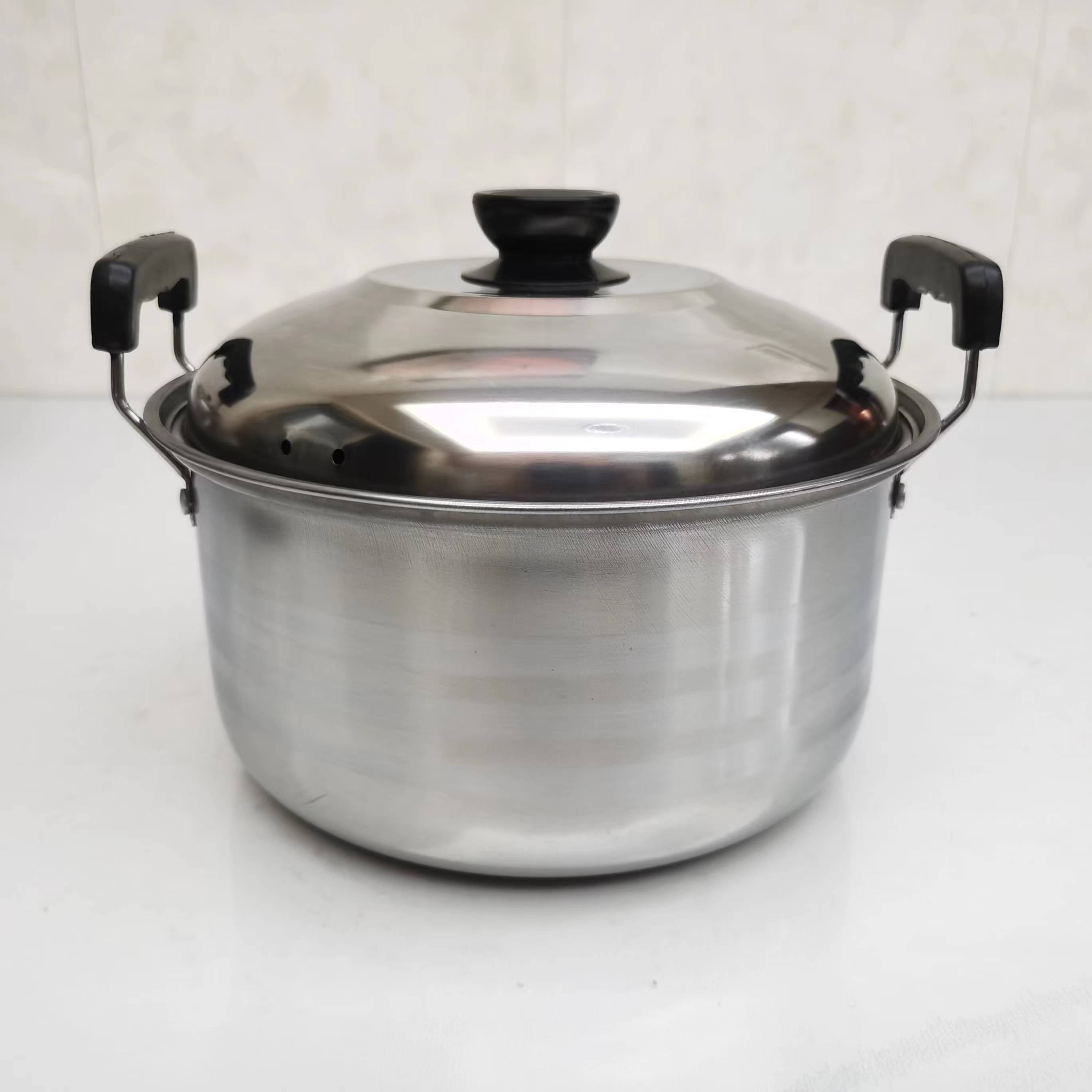 Hot sale Stainless Steel Cookware Set 10pcs Kitchen Soup Cooking Pot Set For Cooking