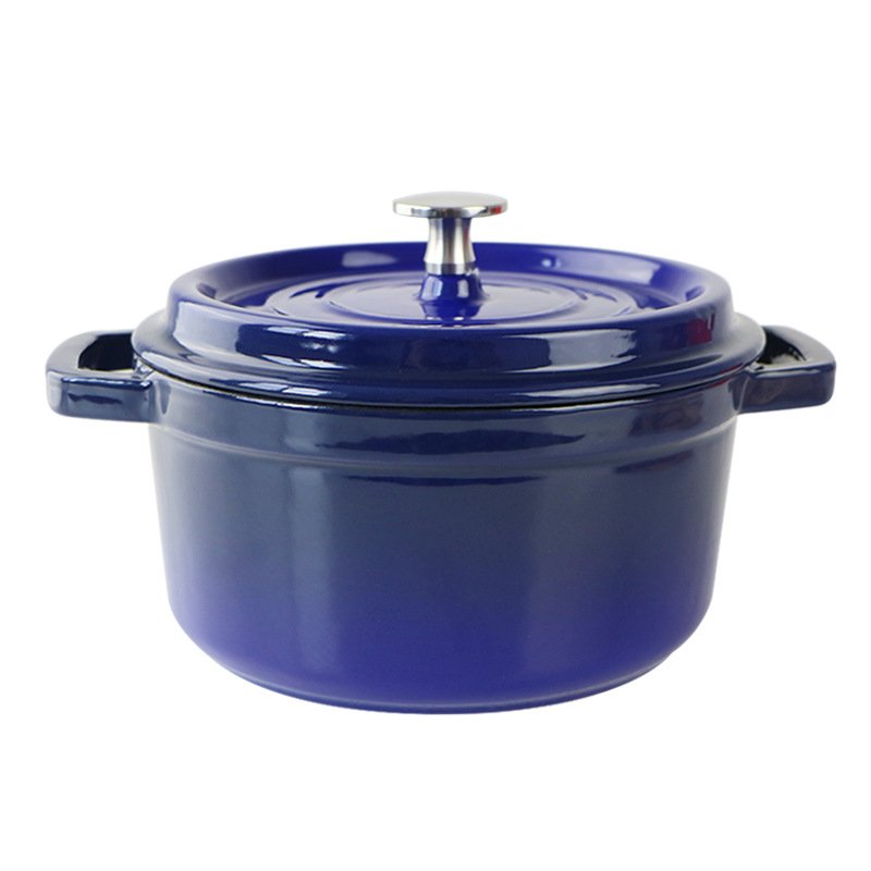 Enamel Cast Iron soup pot sauce pot Cast iron cookware set enameled round casseroles sauce pot