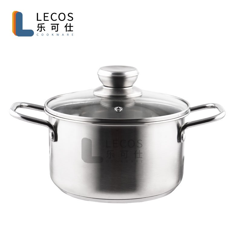 Kitchen wares wholesale 18/10 induction bottom cooking pots set german 304 stainless steel pan set non stick