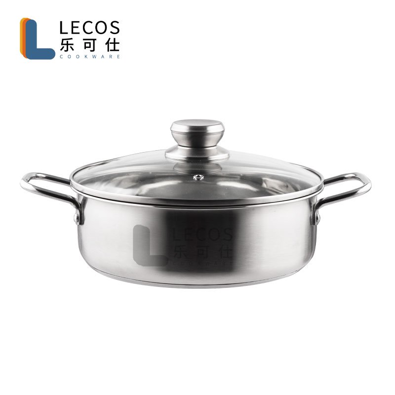 Kitchen wares wholesale 18/10 induction bottom cooking pots set german 304 stainless steel pan set non stick