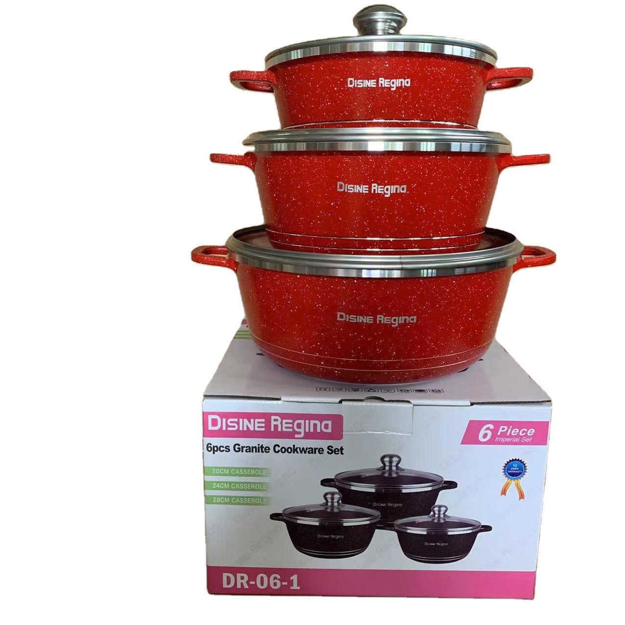Hot Selling Luxury Dessini Cookware-Set Household Sundries 6pcs Set Kitchen Cookware