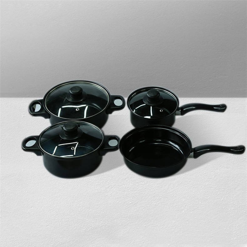 New Design Kitchen Cooking Set Cookware Non-oxidizing Stainless Steel Cooking Set