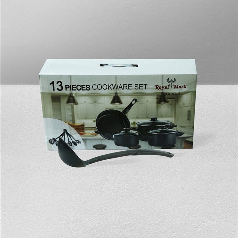 New Design Kitchen Cooking Set Cookware Non-oxidizing Stainless Steel Cooking Set