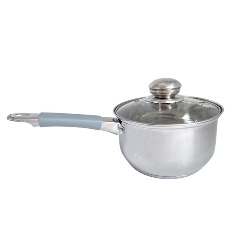 SKU high quality 10pcs stainless steel cookware set with silicon handle kitchen accessories VS-9018