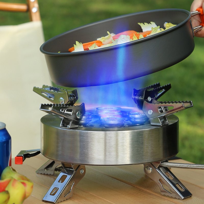 Hot Selling Camping Cookware Aluminium Alloy Folding Camping Cooking Set Camping Accessories