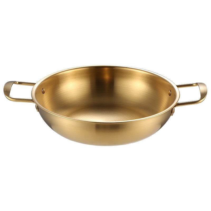 Kitchen Cookware Soup Cooking Pot Household High Quality Double Handle Stainless steel Cooking Soup Pot